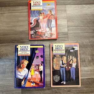 Nancy Drew mystery books bundle # 110, 125, 128 Carolyn Keene